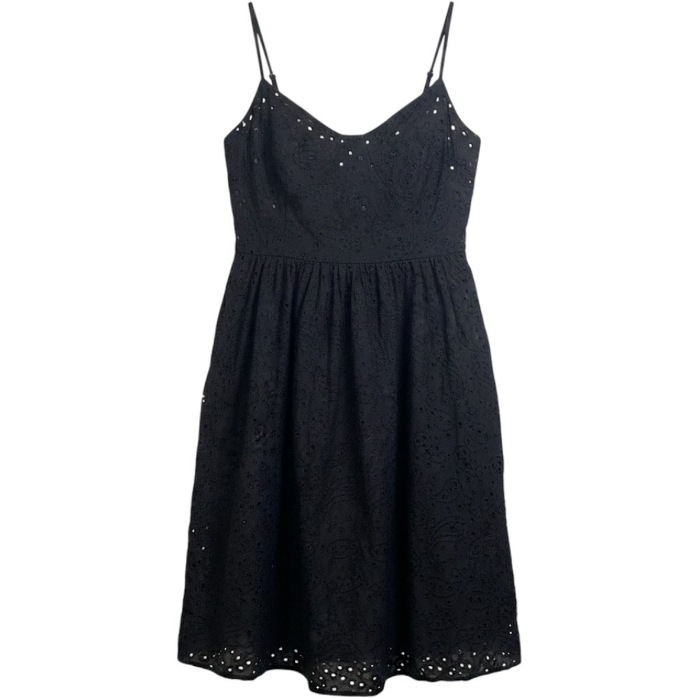 Venus Eyelet Embroidered Midi Dress Womens 14 Coquette Cottage Boho Romantic